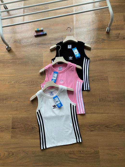 夏新款三叶草女常规版舒适无袖T恤运动背心 商品图6