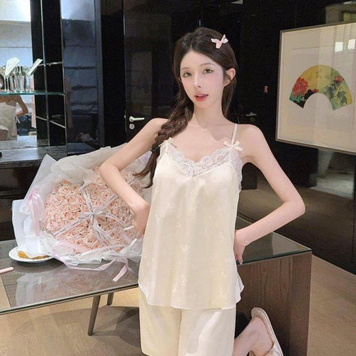 纯欲私语2.0夏季甜美冰丝睡衣-纪念日百货门店同款171152463 商品图3