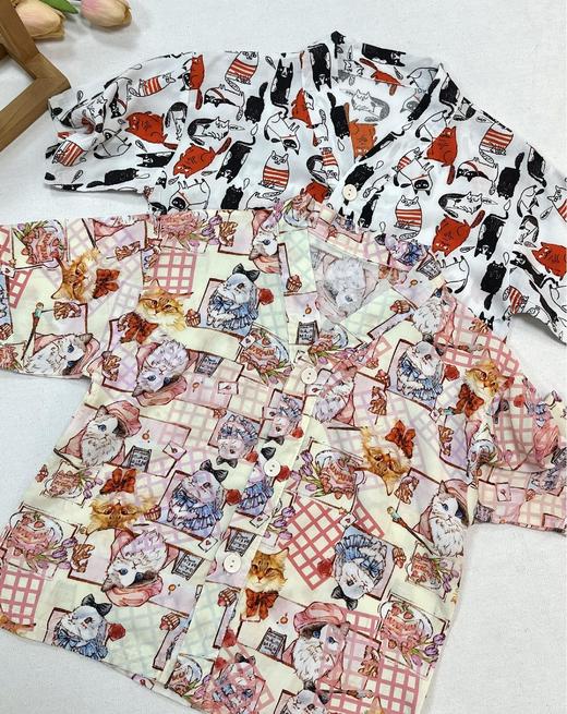 55起/2套  喜林贝尔·莱赛尔天丝棉绸套装亲子款家居服清凉舒适家居空调服 商品图6