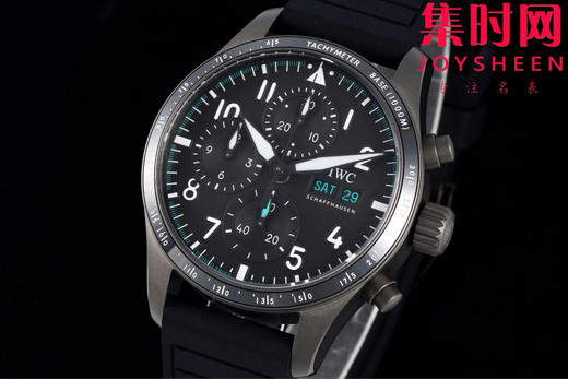 BLS万国新款飞行员计时系列 黑武士 飞行员计时双历 F1马石油车队 AMG马石油绿 7750机 男士腕表 表径41.1mm 精益求精 商品图1