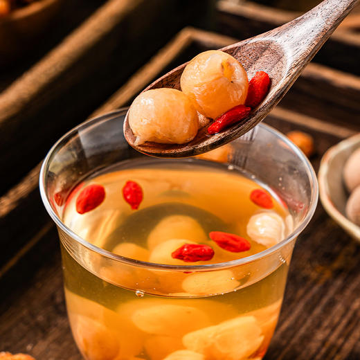 福东海 龙眼肉100g 无核免剥自然干晒 桂圆肉泡茶煲汤 商品图6