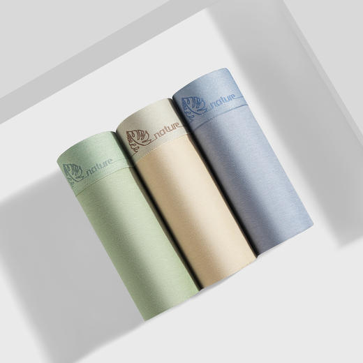 连绵·男士10A抗菌汉麻棉超舒平角裤（3条装） 商品图13