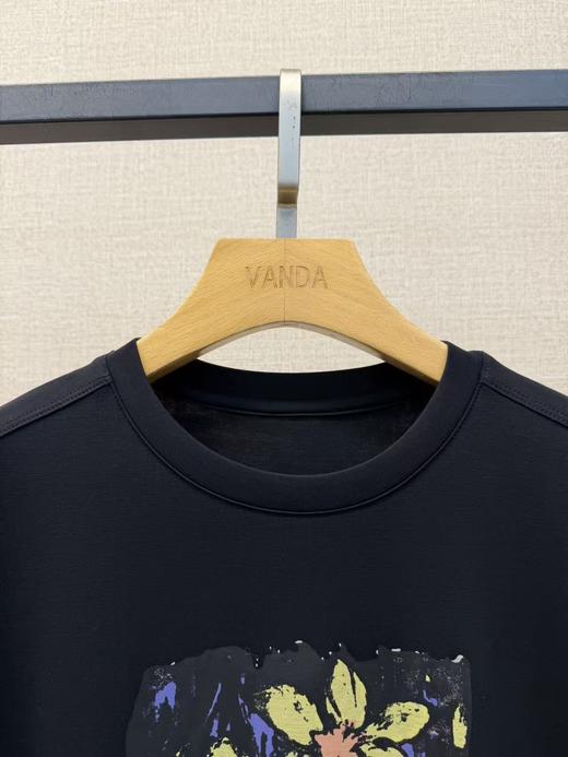 白墨拉花T恤 商品图12