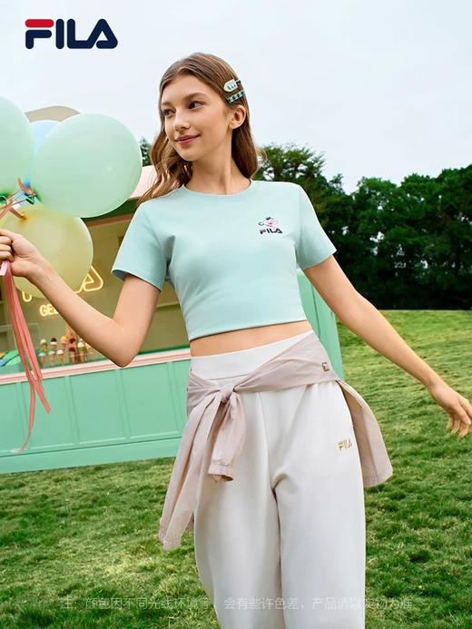 二店y 珍惜这种元单吧 飞鸟家特调色调刺绣女士T恤 商品图2