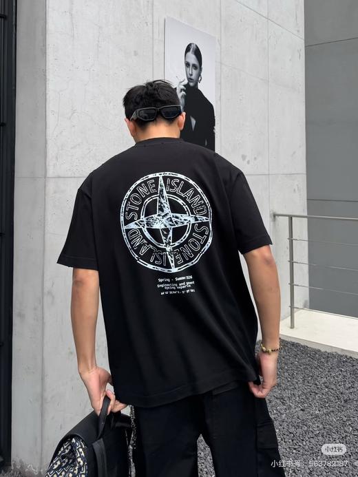 ST石头26新款印花宽松棉质短袖 TX642 商品图0