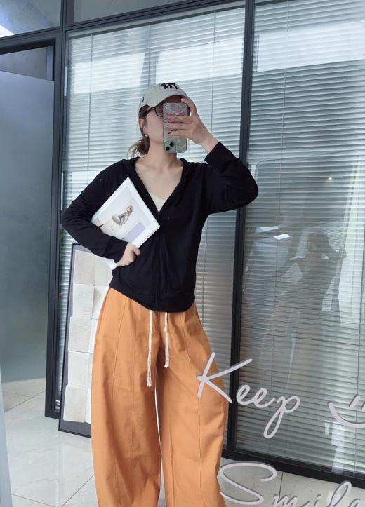 雪花棉，条纹，莱赛尔空调衫/莱赛尔麻感弯刀裤  26Y04067- 商品图0