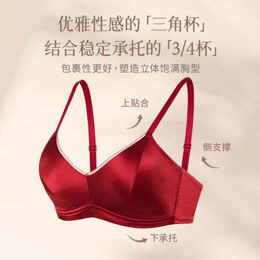 狂野橘子·真丝轻法式内衣/套装，6A级19姆米重磅桑蚕丝，改良法式版型，4色可选，亲肤舒适无钢圈 商品图1