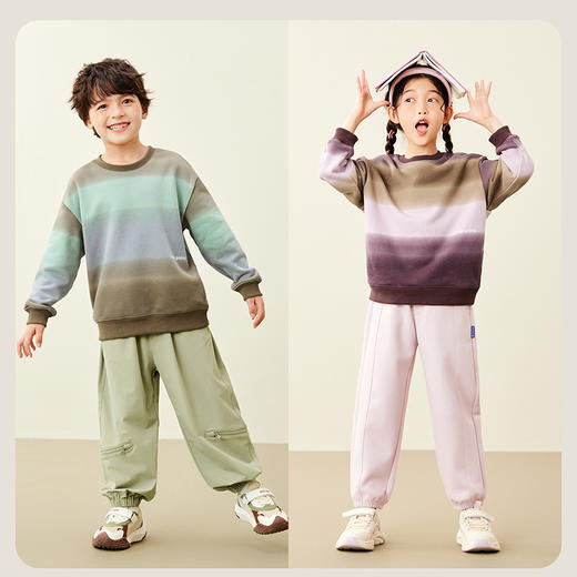 【mini亲子】迷你巴拉男女童亲肤软弹长袖卫衣秋季亲子装 商品图2