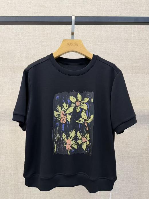 白墨拉花T恤 商品图10