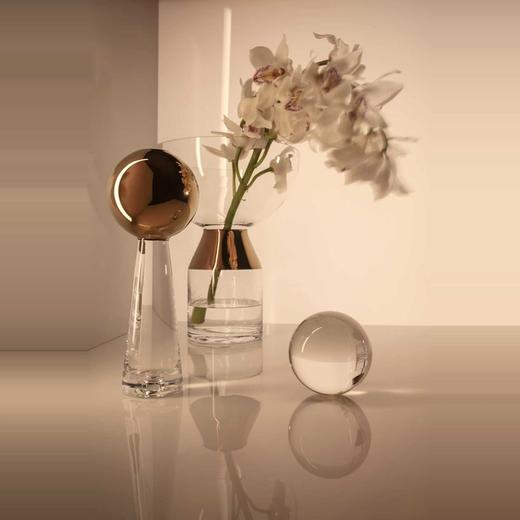 【Tom Dixon】TANK铜圈装饰玻璃花瓶 商品图0
