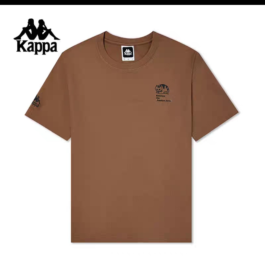 MJ/kappa卡帕背靠背情侣运动短袖t恤夏季新款纯棉运动上衣女