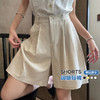 2026夏季新款天丝亚麻五分裤阔腿裤女装短裤薄款棉麻高腰显瘦裤子   NDK-J5016 商品缩略图2