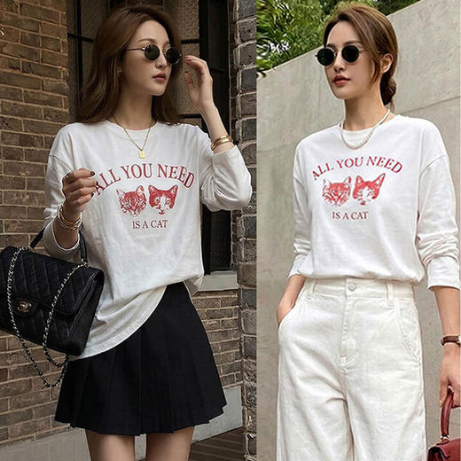 TRIUUCHU  高知印花麻感棉T 6026 日常百搭 慵懒感满满 商品图2