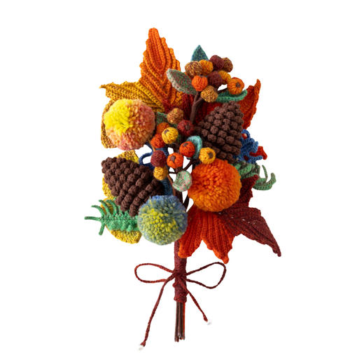 苏苏姐家鸢尾果实花束手工DIY编织钩针仿真花毛线团材料包 商品图4