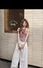 客供莱赛尔人鱼纱+定染蜜桃粉短袖T恤 商品缩略图2