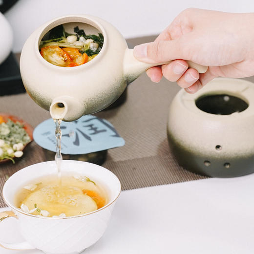 羽心堂 雪梨蒲菊清润茶 120g(15g*8罐)/盒 雪梨茶 雪梨清润茶 大罐茶 黑钻茶/赤小豆逐湿茶/桑椹蜜桃多籽茶 商品图4