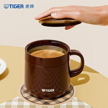 虎牌（TIGER）保温杯不锈钢双层真空办公咖啡马克杯MCI-A28C-R深红色280ml 商品图7