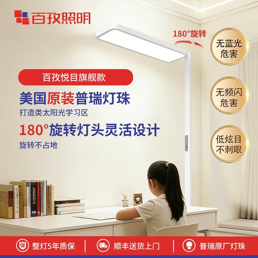 百孜全光谱旗舰版大路灯120W，儿童学习灯阅读灯，BZ-X120B3 商品图0