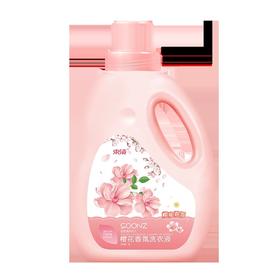 束渍-樱花香氛洗衣液(1L)淡雅樱花留香柔顺护衣少女香