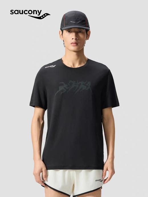 【店庆提前购】【新品上新】7楼索康尼男款短袖款号SA2269ST43T-BK001原价790 商品图0