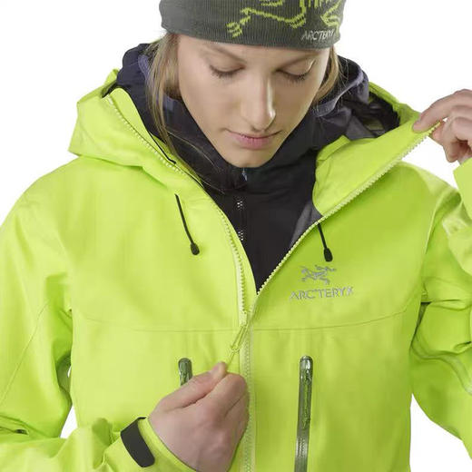 特价袅家Alpha SV 六代登山透气防风防水硬壳连帽全压胶户外冲锋衣夹克 商品图3