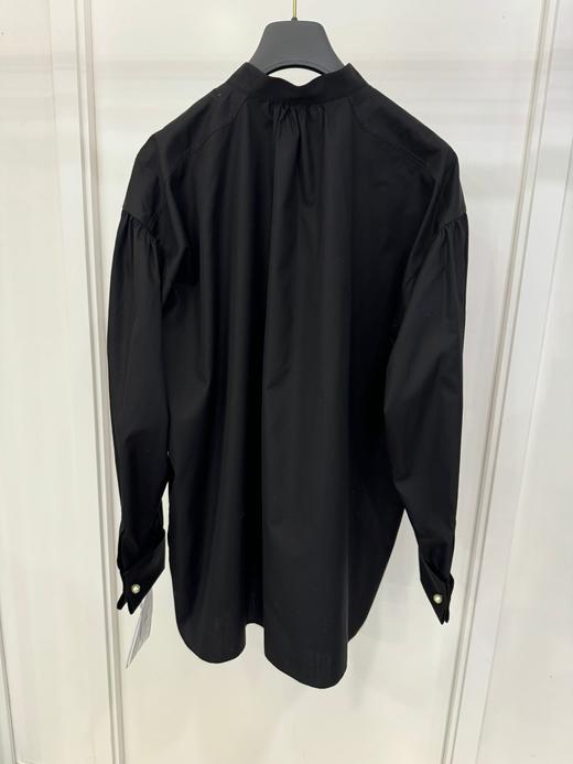 女款珍珠logo长袖衬衫he010 商品图1