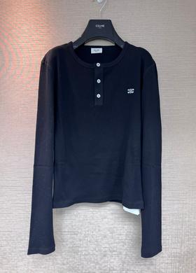 女款logo长袖T恤he008