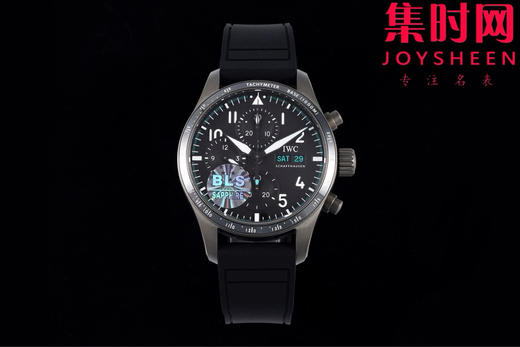 BLS万国新款飞行员计时系列 黑武士 飞行员计时双历 F1马石油车队 AMG马石油绿 7750机 男士腕表 表径41.1mm 精益求精 商品图0