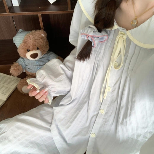 恬静微风甜美少女可爱娃娃领睡衣-纪念日百货门店同款169451721 商品图2