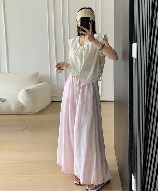 <曾小咸推荐>4.16新品上新 韩系蕾丝格子花苞裤裙 日常139！！ 活动价99！！【预售款，预计3-15天发货】 商品图5