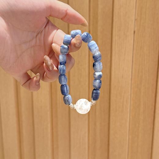 ARSIS｜晶石系列 静心通明 · 蓝晶石雪花幽灵串珠手链 商品图1