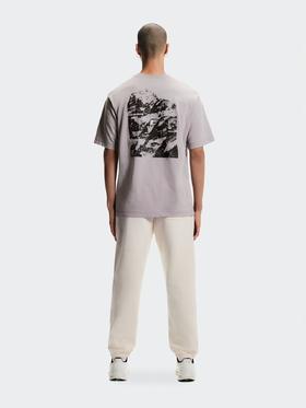 ON跑 山系印花休闲棉质圆领短袖T恤 Z-15939