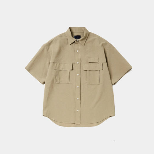 meanswhile Breathable Linen Luggage 透气防泼水机能性短袖衬衫 商品图0