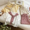 【49.9起限时秒杀✅️多巴胺风格！时尚活力】女童多巴胺夏季亲子新款儿童条纹披肩短袖九分裤两件套 商品缩略图2