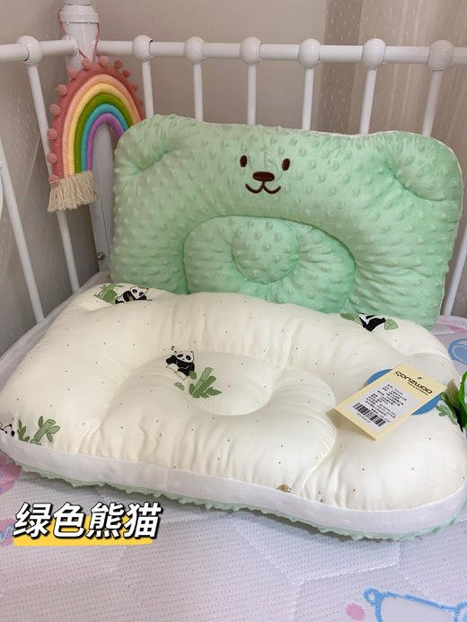 全棉儿童立体纱布豆豆枕头 婴幼儿宝宝小学生专用枕头枕芯（可水洗） 商品图3