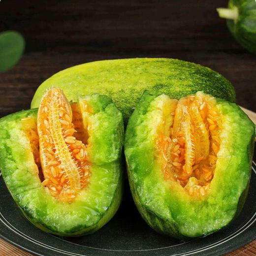 冰糖金冠甜瓜现摘现发顺丰包邮当季甜瓜香瓜新鲜应急水果口感脆甜多汁连皮带肉直接啃甜到你的心坎里 商品图3