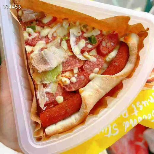 周四取货：【小黄象卷边披萨】一个100克，独立切角，方便不浪费。 商品图1