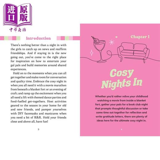 预售 【中商原版】女生宅家之夜 和朋友们一起宅家的终极指南 英文原版 Girls Night At Home Alyshia Cooper 商品图3
