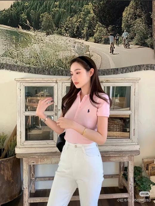 拉夫劳伦新款女装经典款修身版弹力Polo衫 商品图1