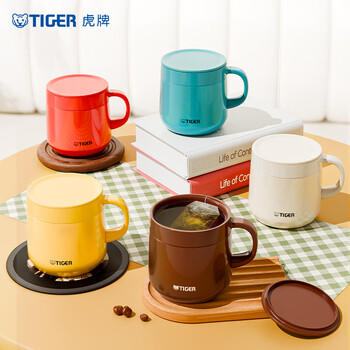 虎牌（TIGER）保温杯不锈钢双层真空办公咖啡马克杯MCI-A28C-R深红色280ml 商品图1