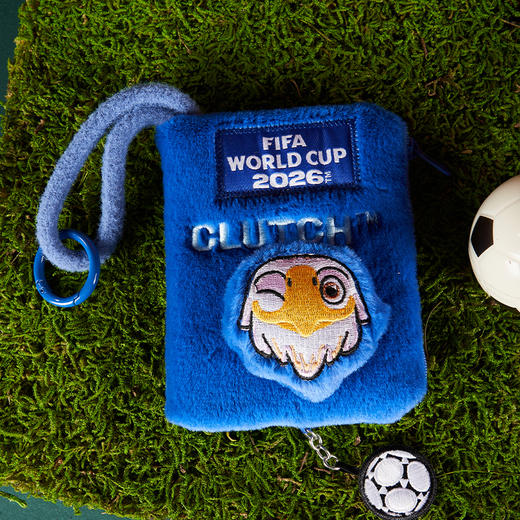 2026世界杯毛绒刺绣收纳零钱包-鹿/鹰/豹 商品图4