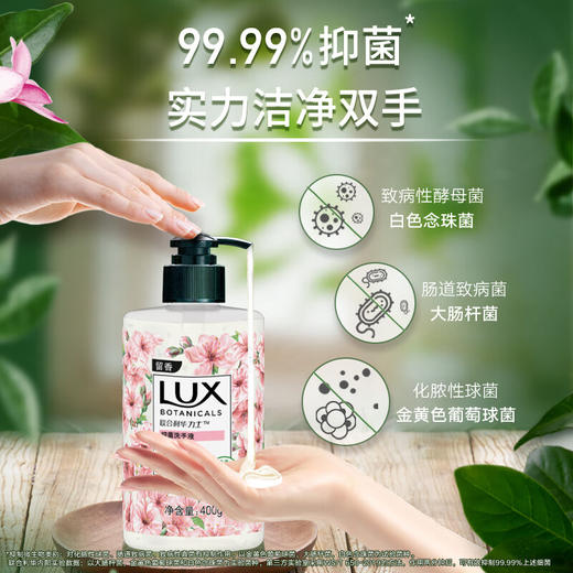 联合利华力士香氛抑菌洗手液奢宠樱花香400G 商品图2