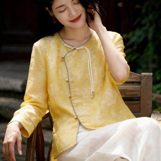 ORIGNAL&CO宋式风雅新中式衬衫，宋式风雅焊在身上，显高又藏肉，刻在骨子里的温柔与浪漫【3-7天发货，周末顺延】 商品图1