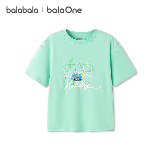 【balaOne】巴拉巴拉童装速干短袖t恤男童女童上衣2026新款夏装潮 商品图4