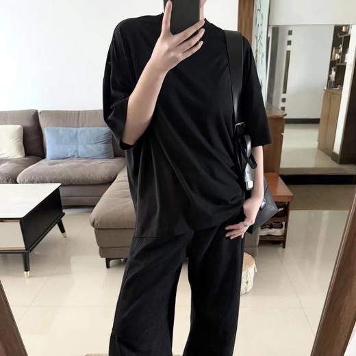 人手款！重磅渠道   row三色t  基础款短款T恤  宽松小短款高克重洗水面料 商品图4