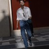 男士春夏新款天丝莱赛尔直筒牛仔裤 商品缩略图0