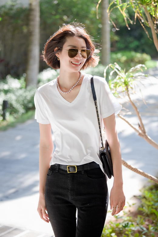 【89元两件，单拍一件不发】QIUBAN秋板·桑蚕丝丝光棉T恤， 既有真丝的凉感，亦有纯棉般的细腻亲肤 商品图1