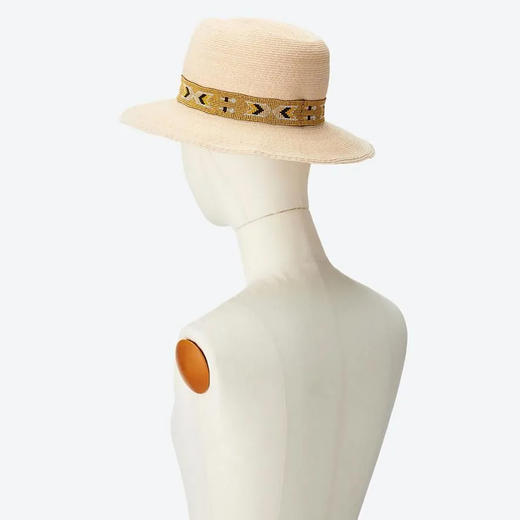 KIJIMA TAKAYUKI ABACA BEADS BAND HAT女士马尼拉手工编织渔夫帽 商品图1