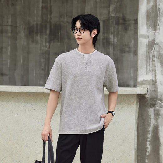 【新品上新】HX 夏季假两件圆领短袖T恤S102622690102 商品图2