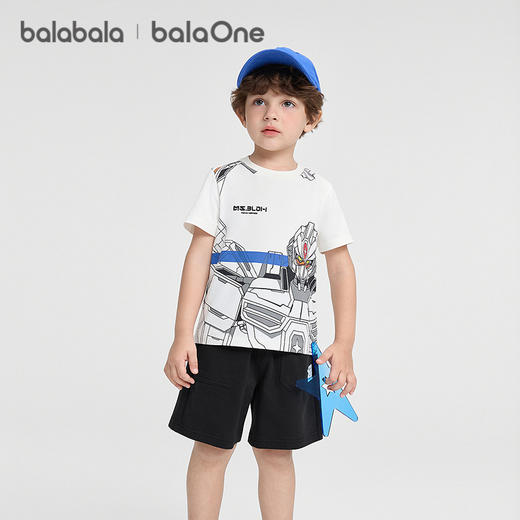 巴拉巴拉童装男童短袖t恤儿童2026新款夏装中大童凉感透气上衣潮 商品图1